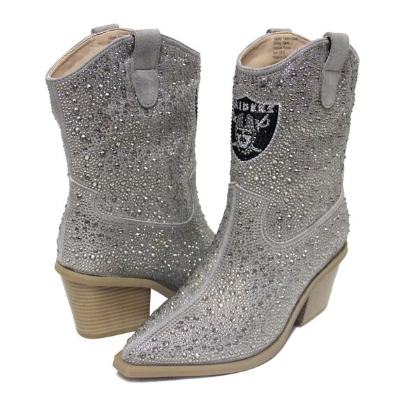 Cuce Shoes Shoes - NFL Licensed Las Vegas Crystal Ankle Boot